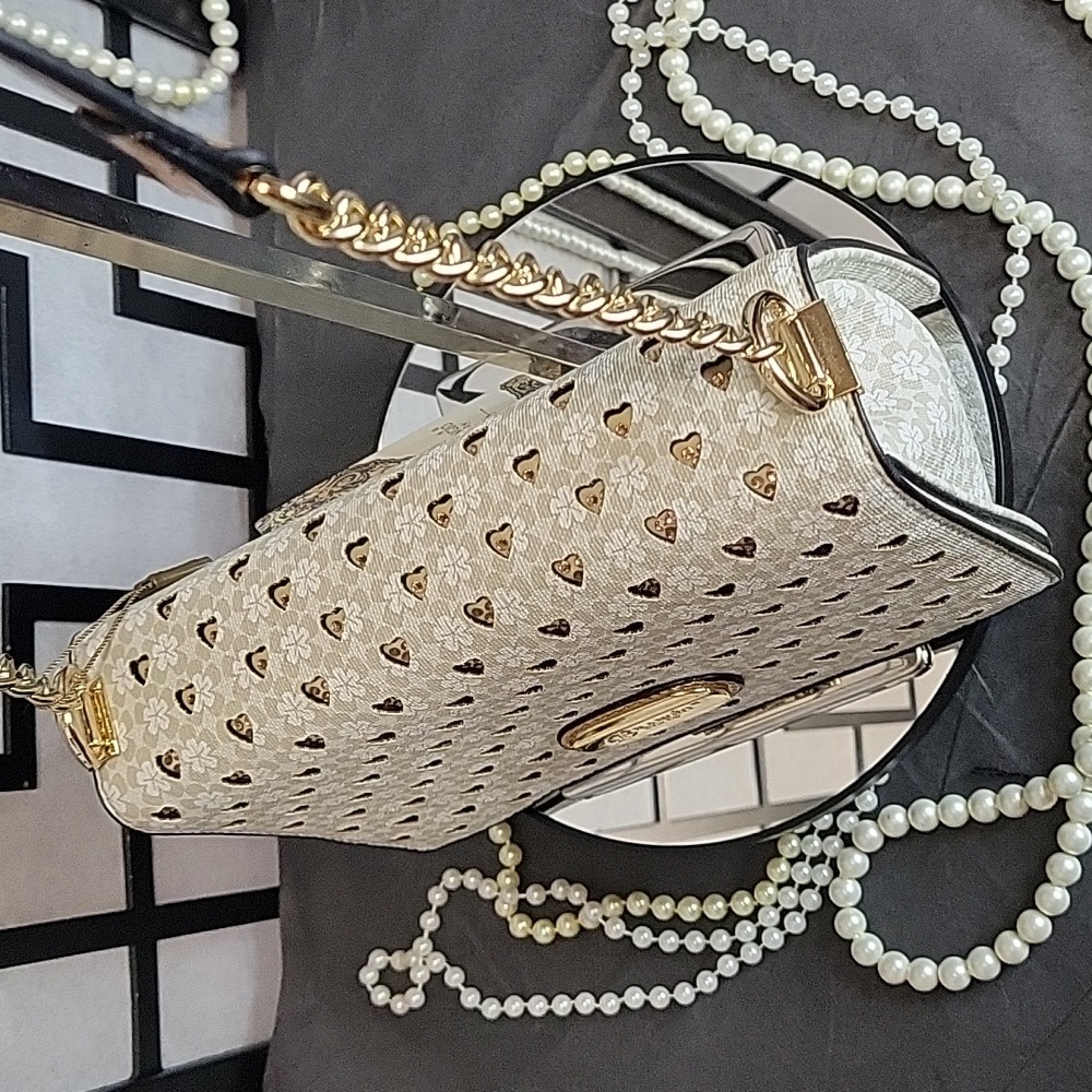 Handmade Italian Crystal Stud Crossbody Bag by Brangio NWT $185 - Picture 14 of 15